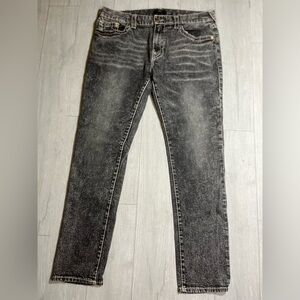 True religion Rocco  Relaxed skinny grey  charcoal size 38 waist Men